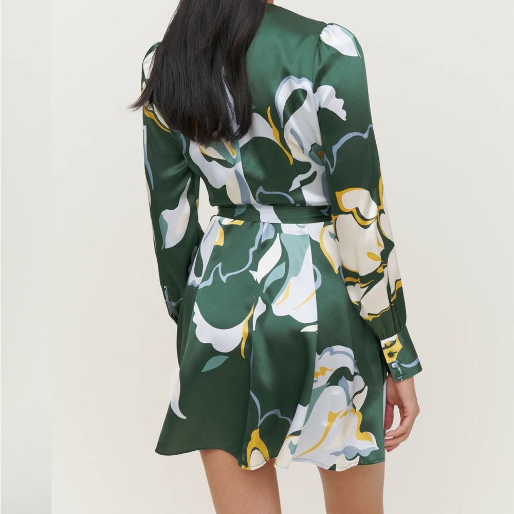 NWT Reformation Chrisley Silk Dress - Picture 3 of 7